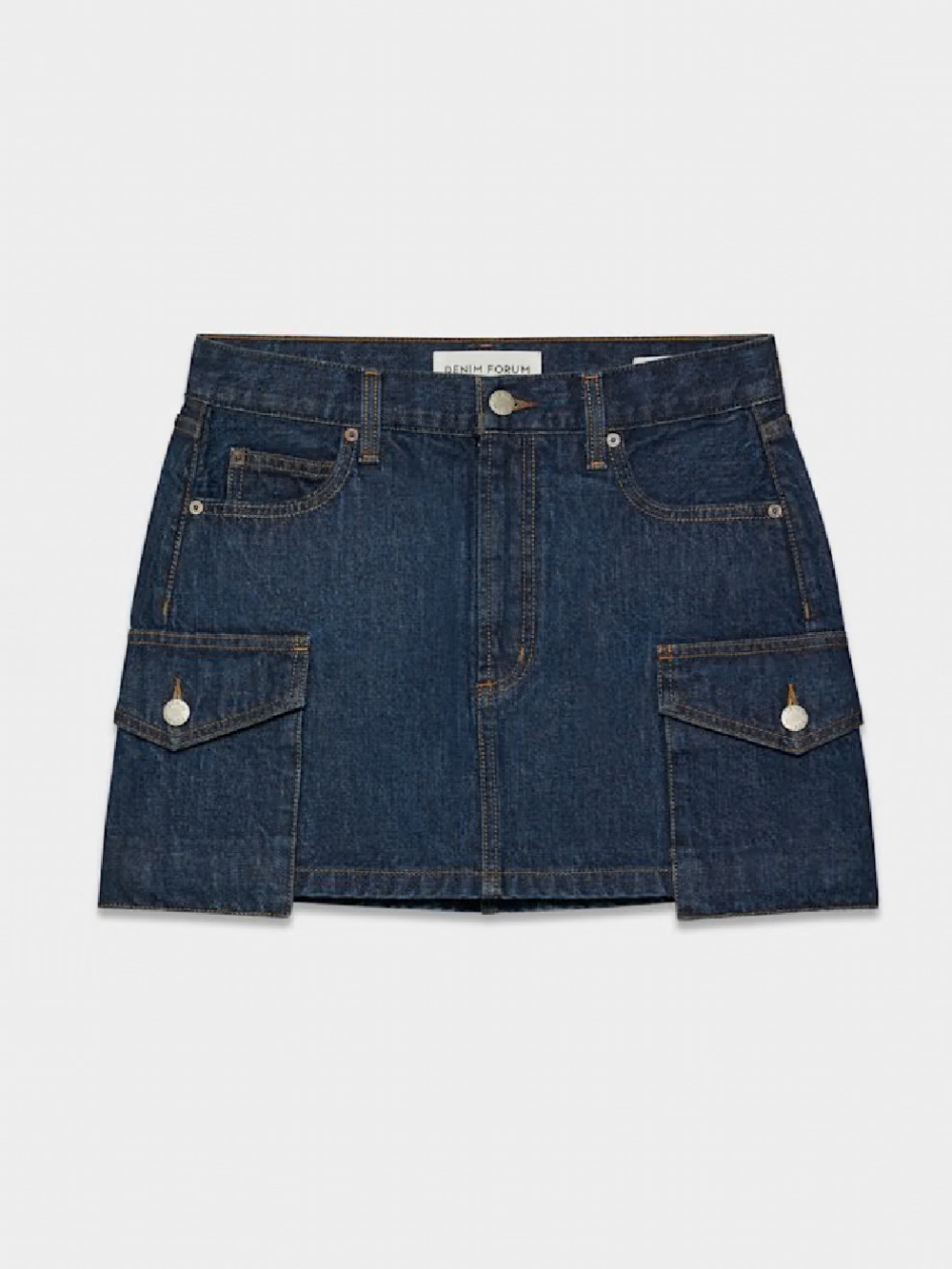 NWT Denim Forum The '90s Cargo Mini Denim Skirt Sz 29